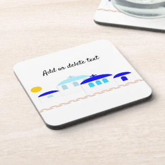Posavasos Diseño griego acaba de añadir texto