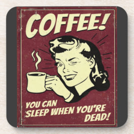 Posavasos Diseño humorístico de la montaña rusa de la época 