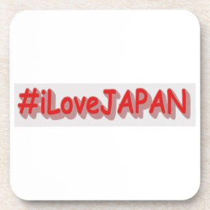 Posavasos Diseño "iLoveJAPAN". ¡Hazte con una en Zazzle