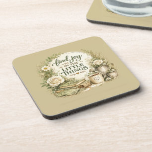 Posavasos Diseño Inspirador Cottagecore Floral Botánico