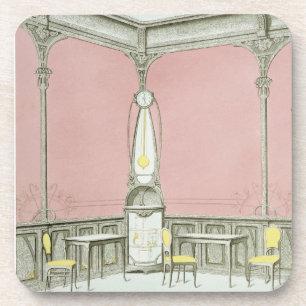 Posavasos Diseño interior para una cervecería, ilustracion