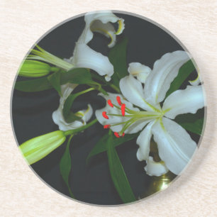 Posavasos Diseño Irlandés-Colección de latón y flores