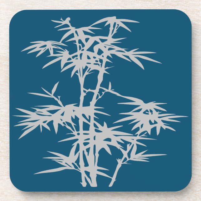 Posavasos Diseño japonés de Bamboo Zen (Frente)