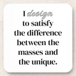 Posavasos Diseño la escoria de plástico dura