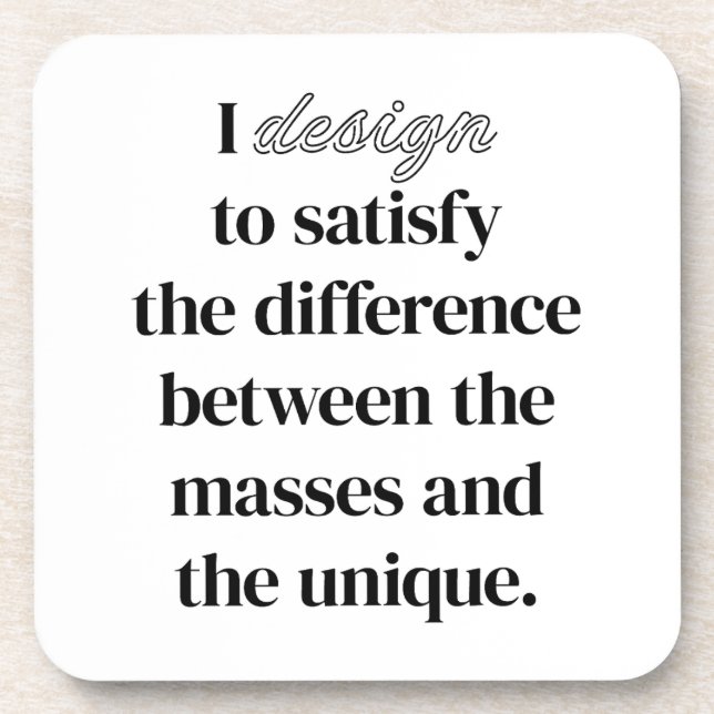 Posavasos Diseño la escoria de plástico dura (Frente)