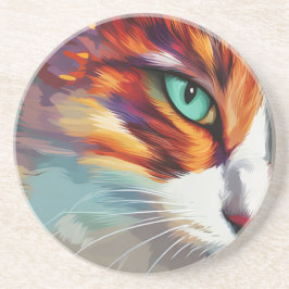 Posavasos Diseño ocular del gato