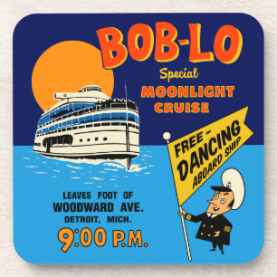 Posavasos Diseño retro especial de crucero Bob Lo