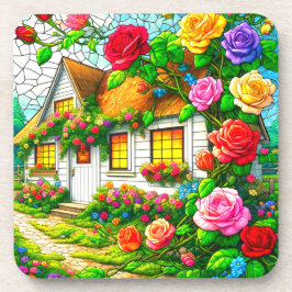 Posavasos Diseño Rosa