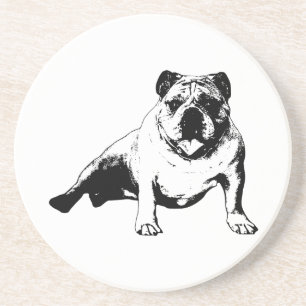 Posavasos Diseño Vector Bulldog