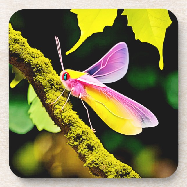 Posavasos Diseño vibrante de ramas (Frente)