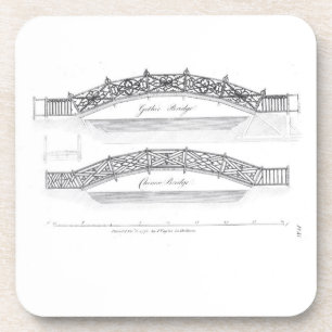 Posavasos Diseños para los puentes del jardín, publicados