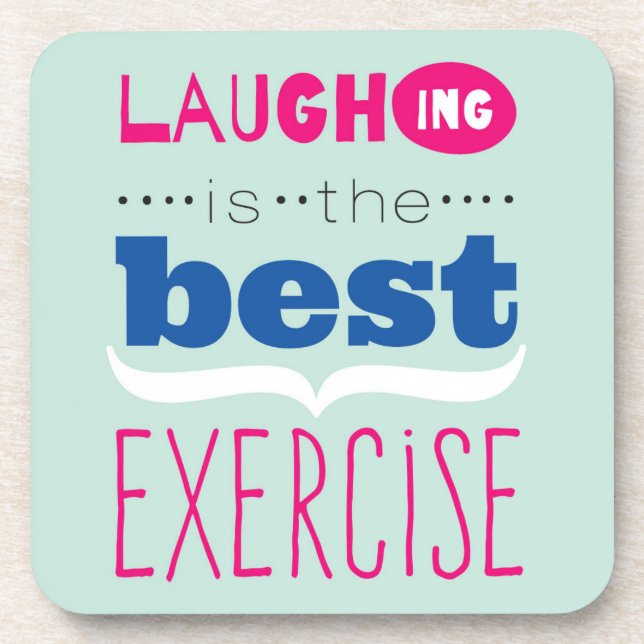 Posavasos Disfrute de la vida (Frente)