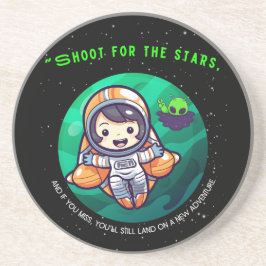 POSAVASOS DISPARA POR LAS ESTRELLAS, ASTRONAUTA