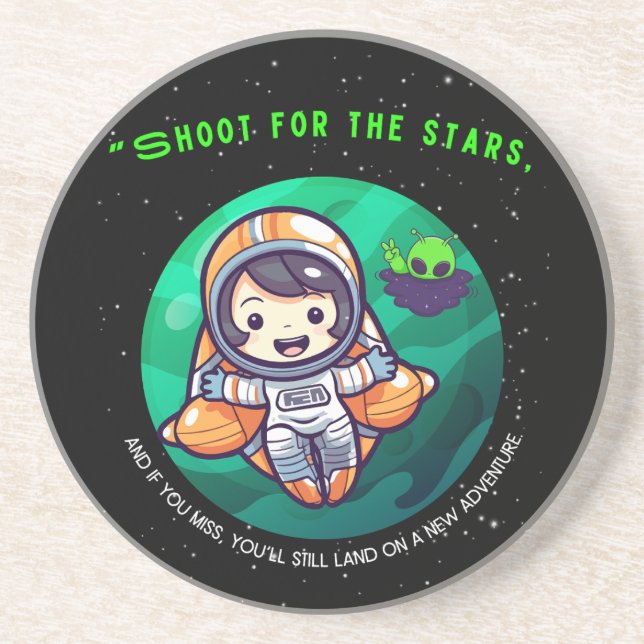 POSAVASOS DISPAROS PARA EL INICIO, ASTRONAUT (Frente)