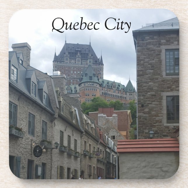 Posavasos Distrito Histórico en la ciudad de Quebec (Frente)