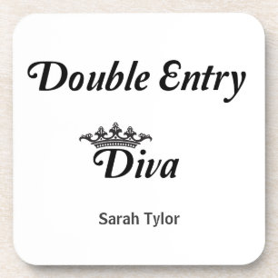 Posavasos Diva de doble entrada