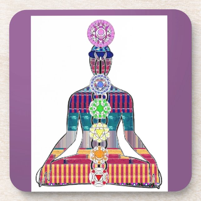 Posavasos DIVERSIÓN de la paz NVN630 de la meditación de la (Frente)