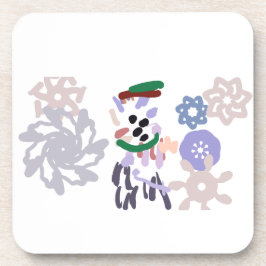 Posavasos Diversión invernal del Yeti