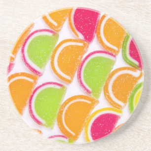 Posavasos Diverso caramelo colorido de la jalea