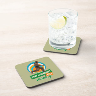 Posavasos Divertida Motivación para Correr de Bigfoot
