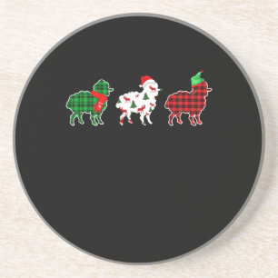 Posavasos Divertidas ocurrencias navideñas   Regalo de plást