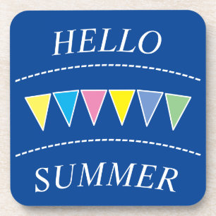 Posavasos Divertido Bunting Hello Summer