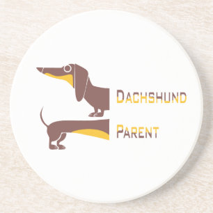 Posavasos Divertido dachshund lindo para padres de perros la