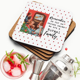 Posavasos divertido de Navidad Retro Mejor Amiga N