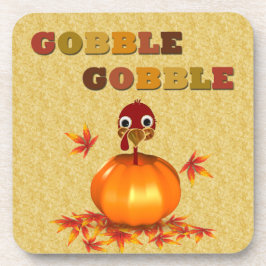 Posavasos Divertido Día de Acción de Gracias Turquía en Cala