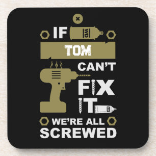 Posavasos Divertido divertido reparar la reparación de TI