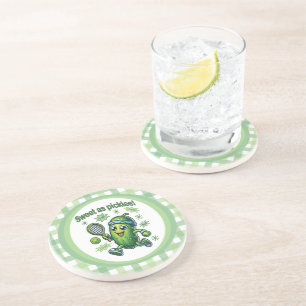 Posavasos Divertido Lindo Dulce como los Pickles Pickleball