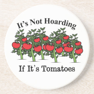 Posavasos Divertido no es acaparar si son tomates