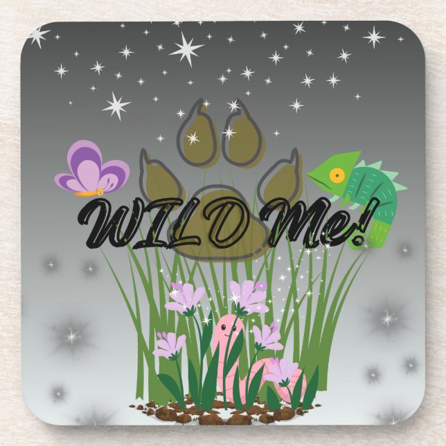 Posavasos Divertido Wild me (Frente)