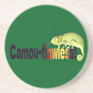 Posavasos Divi-juego Camuflaje-impecable del Camaleón