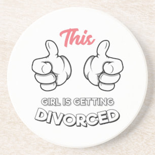 Posavasos Divorcio - Este Chica Se Divorcia