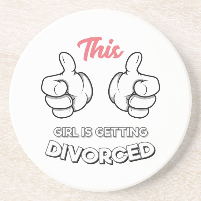 Posavasos Divorcio - Este Chica Se Divorcia (Frente)