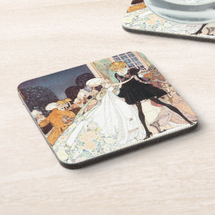 Posavasos Doce princesas bailando vintage por Kay Nielsen