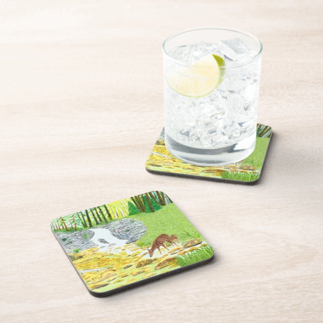 Posavasos Doe and Fawn (Lado Derecho)