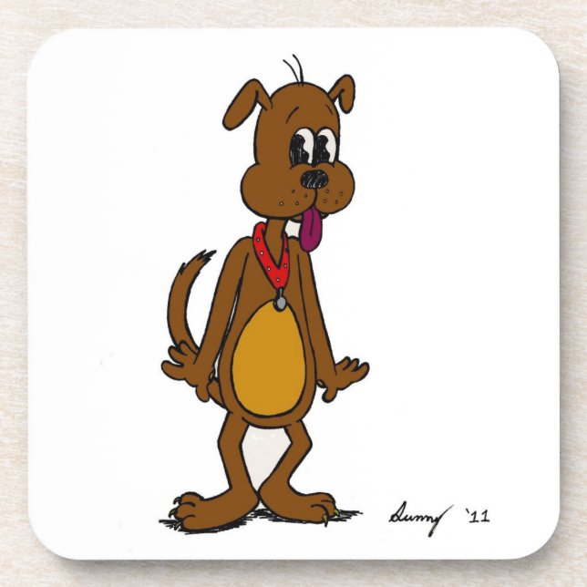 Posavasos Doggy Toon Cork Coasters (Frente)