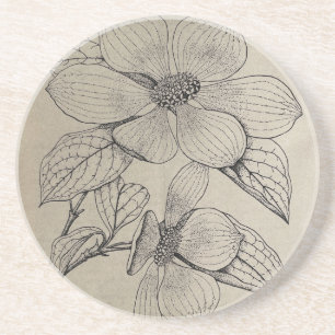 Posavasos Dogwood Sand Stone Coaster
