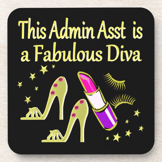 POSAVASOS DOLD GLITZY ADMIN ASISTENTE DIVA DISEÑO (Frente)