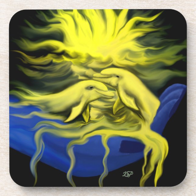 Posavasos Dolphin Love (Frente)