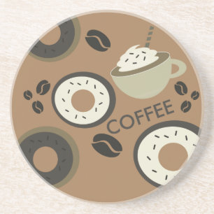 Posavasos Donas de Granos de Café Dulce Barista