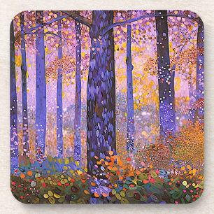 Posavasos Donde se Esconde la Magia - Amplio Paisaje Boscoso