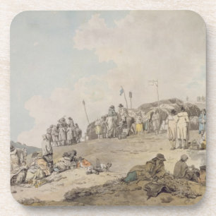 Posavasos Donnybrook justo, 1782 (pluma, tinta y w/c en el