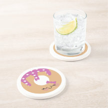 Donut Personalizado gracioso rompe morado rosado