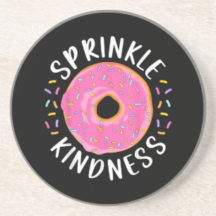 Posavasos Donut Sprinkle Kindness Chicas graciosas