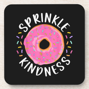 Posavasos Donut Sprinkle Kindness Chicas graciosas