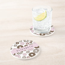 Donuts rosados, donuts marrones, rociadores, tu no