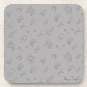 Posavasos Doodles del espacio y de la ciencia